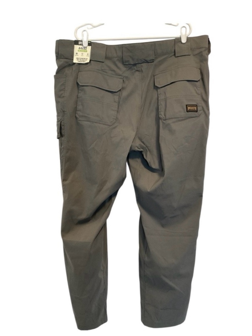 Duluth Trading Men's Sz 44x32 DuluthFlex DOTF Relaxed Fit Cargo Gray Pants NWT - Picture 2 of 9